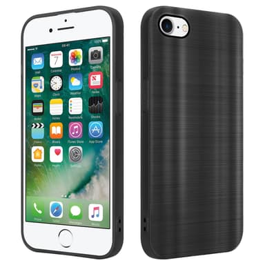 iPhone 7 / 7S / 8 / SE 2020 Skal Fodral Case (Svwart)