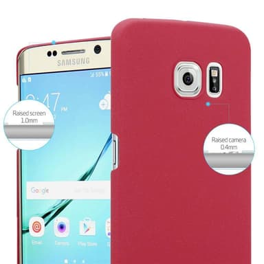 Samsung Galaxy S6 EDGE Skal Fodral Case (Röd)