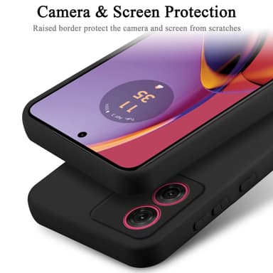 Motorola Moto G84 Skal Fodral Case (Svart)