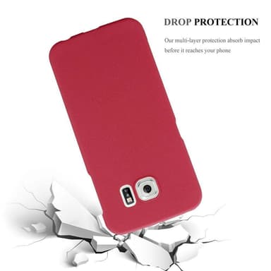 Samsung Galaxy S6 EDGE Skal Fodral Case (Röd)