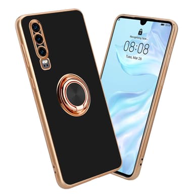 Huawei P30 Skal Fodral Case (Svart)