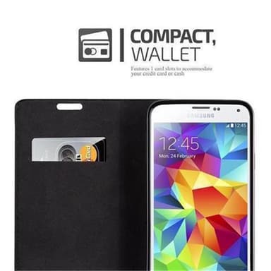 Samsung Galaxy S5 / S5 NEO Skal Fodral Case (Brun)