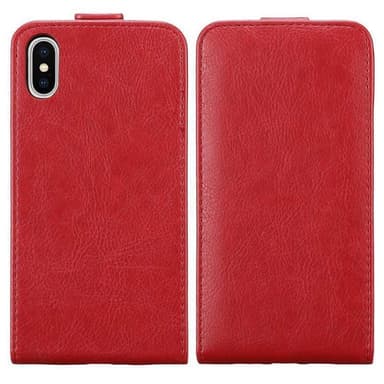 iPhone XS MAX Flipfodral Skal (Röd)