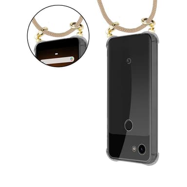 Google PIXEL 3A XL Skal Fodral Kedja (Brun)