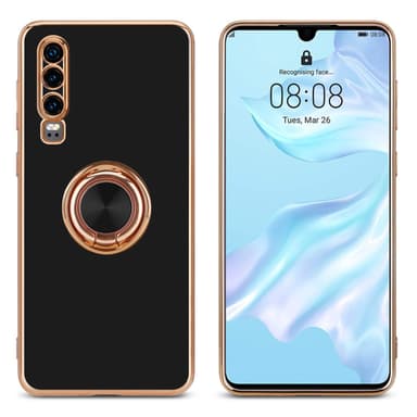 Huawei P30 Skal Fodral Case (Svart)