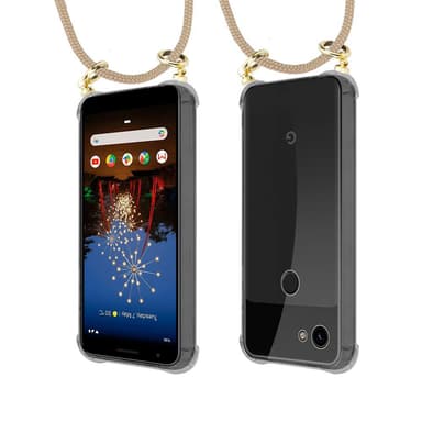 Google PIXEL 3A XL Skal Fodral Kedja (Brun)