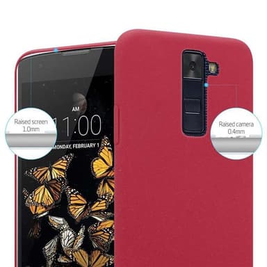 LG K8 2016 Skal Fodral Case (Röd)