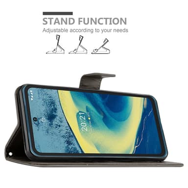 Nokia XR20 Plånboksfodral Skal (Grå)