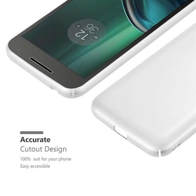 Motorola MOTO G4 PLAY Skal Fodral Case (Silver)