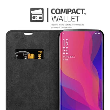 Oppo FIND X Skal Fodral Case (Röd)
