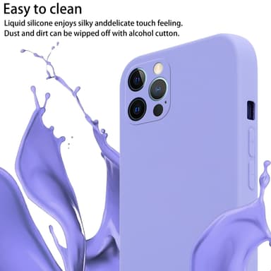 iPhone 12 / 12 PRO Skal Fodral Kedja (Lila)