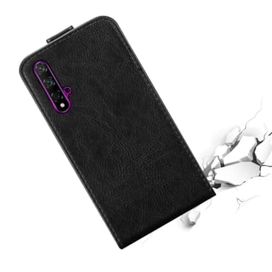 Honor 20 / 20S / Huawei NOVA 5T Flipfodral Skal (Svart)