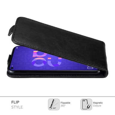 Honor 20 / 20S / Huawei NOVA 5T Flipfodral Skal (Svart)