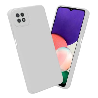 Samsung Galaxy A22 5G Skal Fodral Case (Vit)