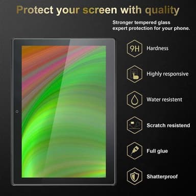 Lenovo Tab 4 10 (10.1 tum) 3x Skyddsglas Skyddsfilm