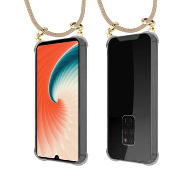 Huawei MATE 20 Skal Fodral Kedja (Brun)