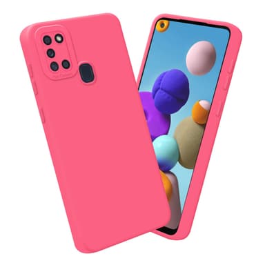 Samsung Galaxy A21s Skal Fodral Case (Röd)