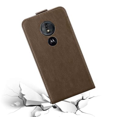 Motorola MOTO E5 / G6 PLAY Flipfodral Skal (Brun)