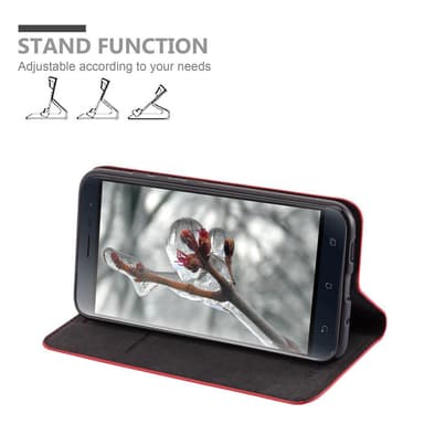 Asus ZenFone 3 (5.5 tum) Skal Fodral Case (Röd)