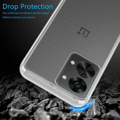 OnePlus Nord 2T Skal Fodral Case (Transparent)