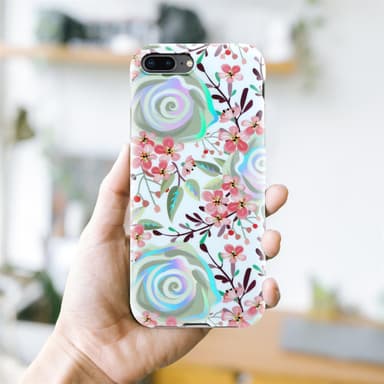 iPhone 7 PLUS / 7S PLUS / 8 PLUS Fodral Skal Blommor