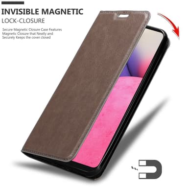 Samsung Galaxy A33 5G Skal Fodral Case (Brun)