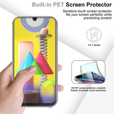 Skal Samsung Galaxy M31 Fodral Case (Transparent)