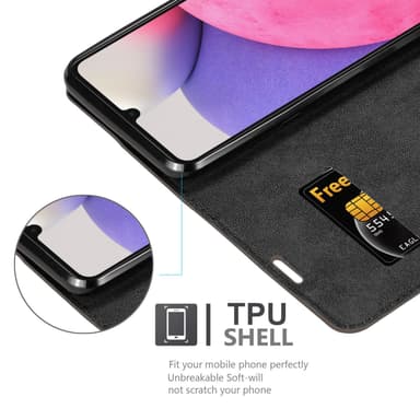 Samsung Galaxy A33 5G Skal Fodral Case (Brun)