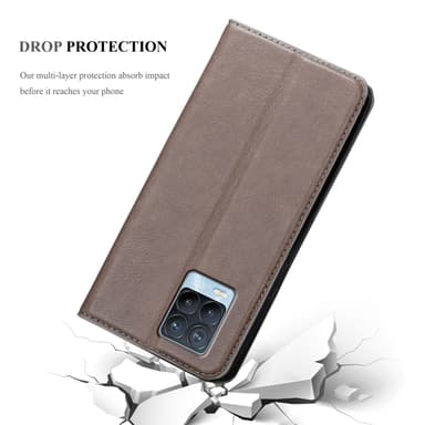 Realme 8 4G / 8 PRO Skal Fodral Case (Brun)