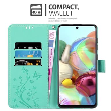 Samsung Galaxy A71 4G Plånboksfodral Skal (Turkos)