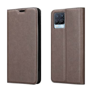 Realme 8 4G / 8 PRO Skal Fodral Case (Brun)
