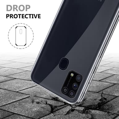 Skal Samsung Galaxy M31 Fodral Case (Transparent)