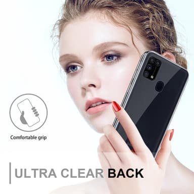 Skal Samsung Galaxy M31 Fodral Case (Transparent)