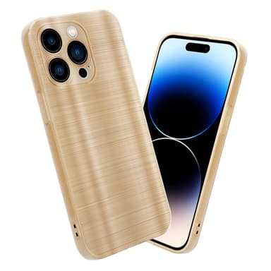 iPhone 14 PRO MAX Skal Fodral Case (Guld)