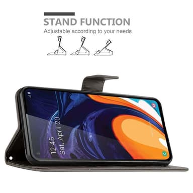 Samsung Galaxy A60 / M40 Plånboksfodral Skal (Grå)
