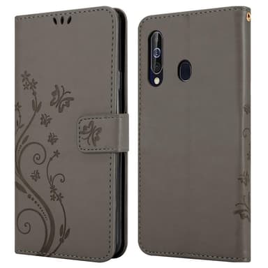 Samsung Galaxy A60 / M40 Plånboksfodral Skal (Grå)