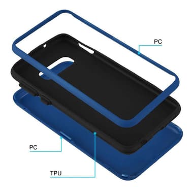 Samsung Galaxy S10e Skal Fodral Case (Blå)