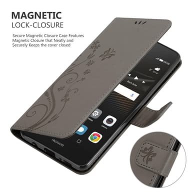 Huawei P9 LITE 2016 / G9 LITE Plånboksfodral Skal (Grå)