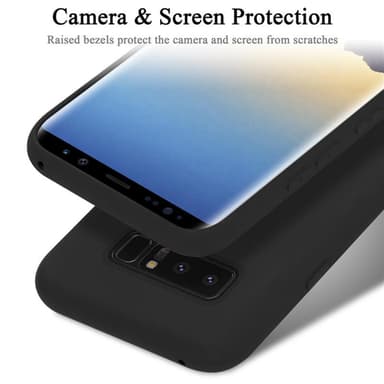 Samsung Galaxy NOTE 8 Skal Fodral Case (Svart)