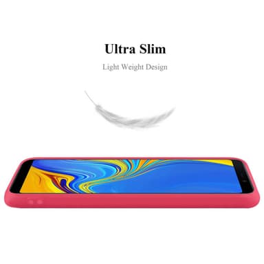 Skal Samsung Galaxy A9 2018 Fodral Case (Röd)