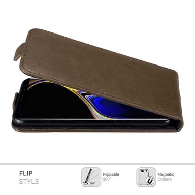 Samsung Galaxy NOTE 9 Flipfodral Skal (Brun)