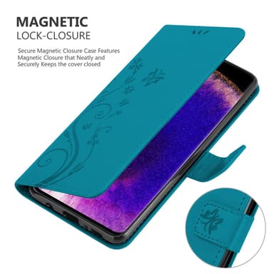 Oppo FIND X5 PRO Plånboksfodral Skal (Blå)