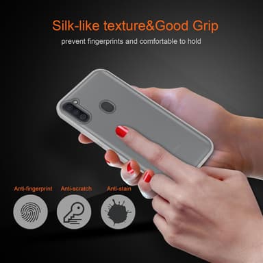 Samsung Galaxy A11 / M11 Skal Fodral Case (Transparent)