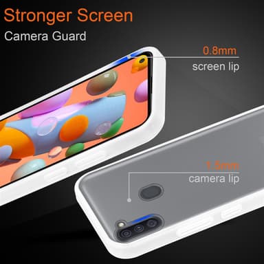 Samsung Galaxy A11 / M11 Skal Fodral Case (Transparent)