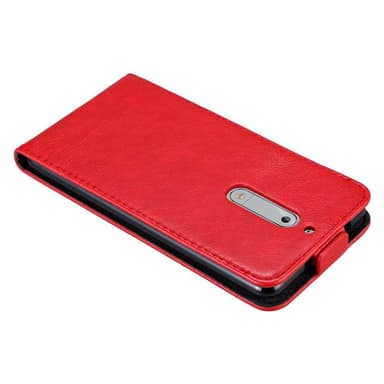 Nokia 5 2017 Flipfodral Skal (Röd)