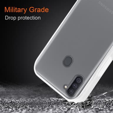 Samsung Galaxy A11 / M11 Skal Fodral Case (Transparent)