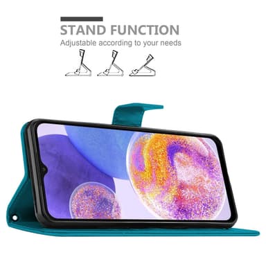 Samsung Galaxy A23 4G Plånboksfodral Skal (Blå)