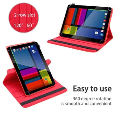 GoClever Quantum 2 1010 Mobile Skal Fodral Case (Röd)