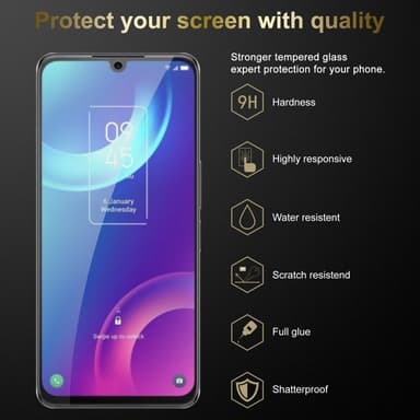 TCL 30 (4G / 5G) / 30+ Skyddsglas Skyddsfilm Skärmskydd