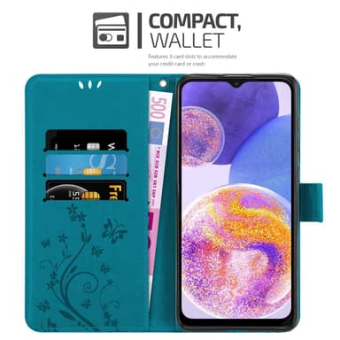 Samsung Galaxy A23 4G Plånboksfodral Skal (Blå)